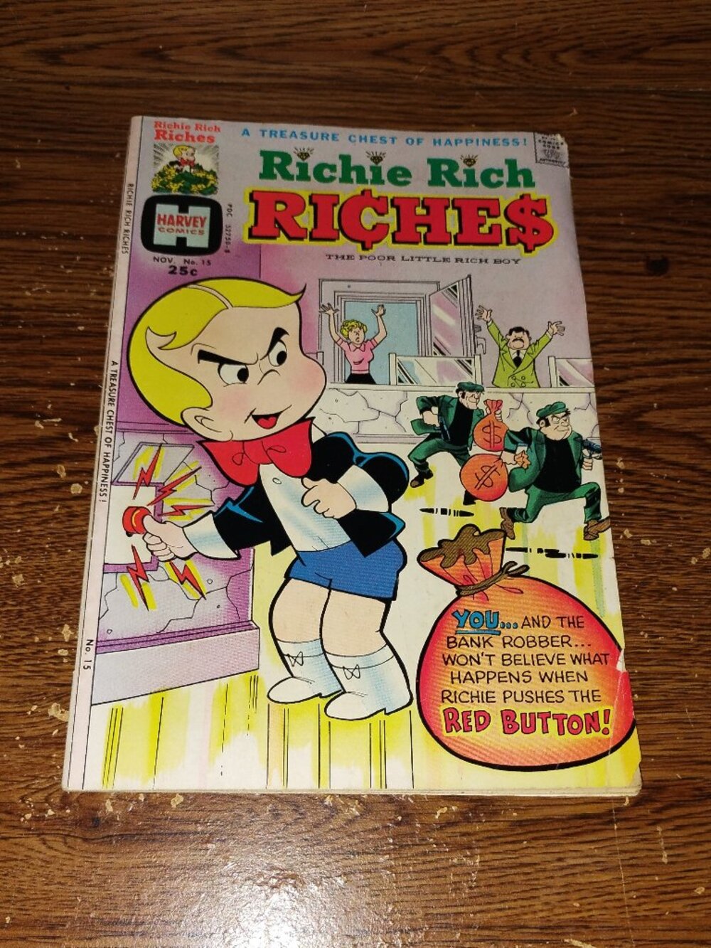 Richie Rich Riches #15  (Harvey Comics, 1974)